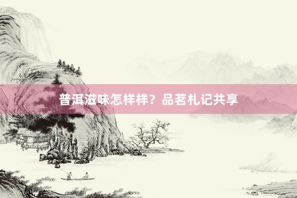 普洱滋味怎样样？品茗札记共享